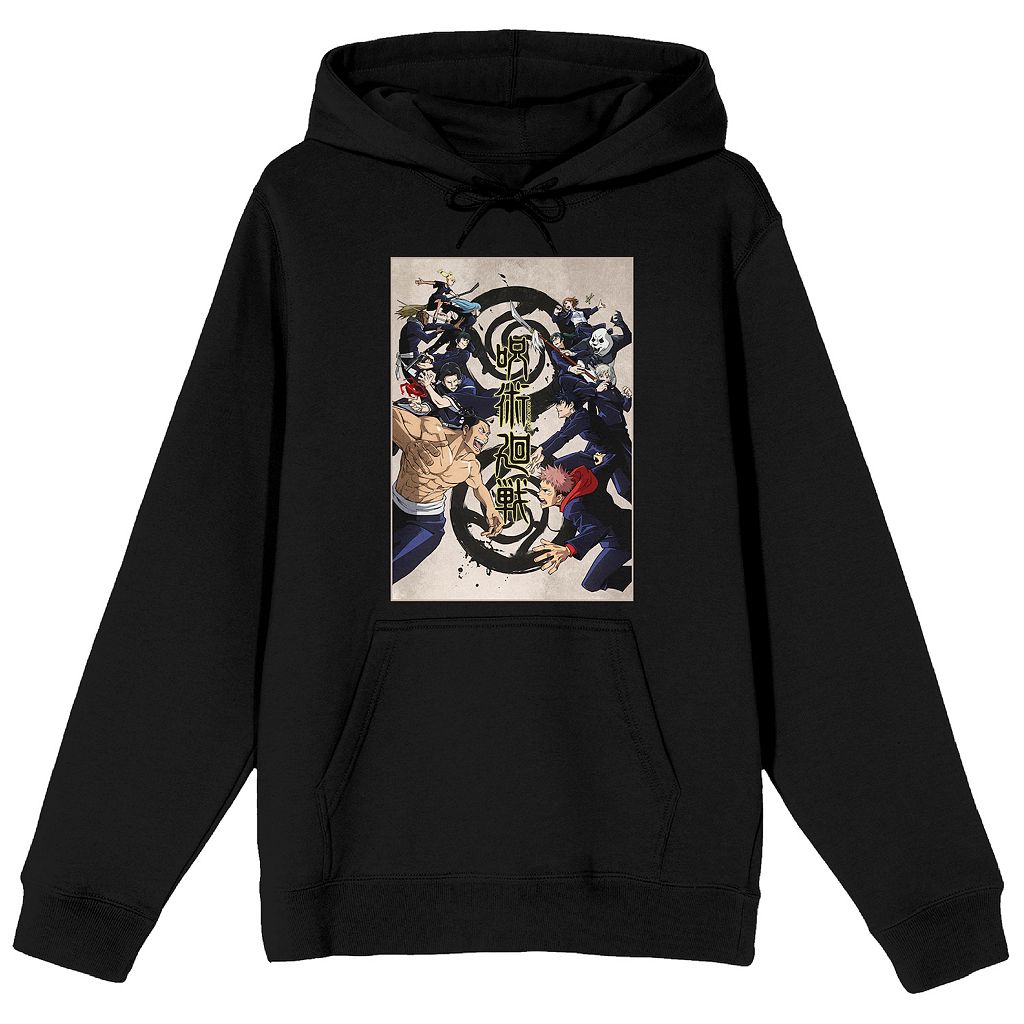 キャラクター フーディー パーカー 黒色 ブラック 【 LICENSED CHARACTER JUJUTSU KAISEN CHARACTER HOODIE / BLACK 】 メンズファッション トップス スウェット トレーナー｜スニケス