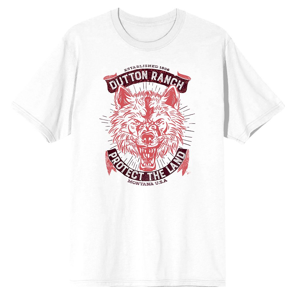 キャラクター Tシャツ 白色 ホワイト 【 LICENSED CHARACTER YELLOWSTONE PROTECT THE LAND TEE / WHITE 】 メンズファッション トップス カットソー|スニケス
