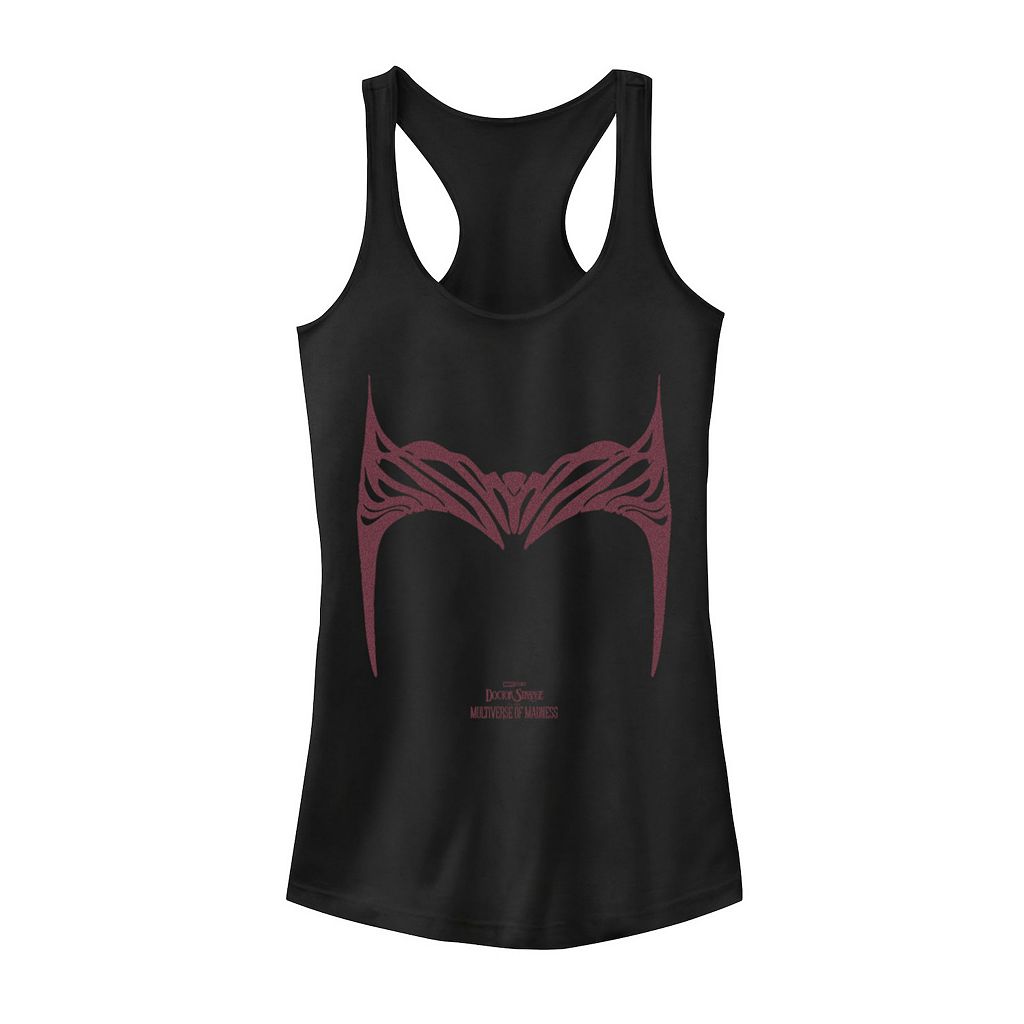 文字記号 安全帽 貯蔵タンクいの一番 黒いこと 黒いこと 【 LICENSED CHARACTER MARVEL SCARLET WITCH HELMET TANK TOP / BLACK 】 キッズ もの言う花 マタニティ トップス