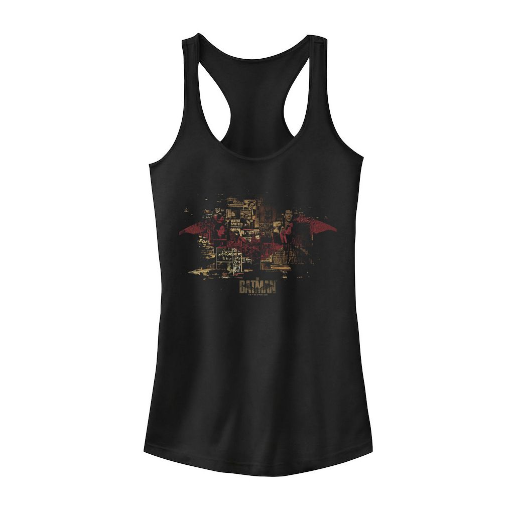 文字記号 ディーシー 漫画雑誌 貯蔵タンクいの一番 黒いこと 黒いこと BATMAN? 【 LICENSED CHARACTER DC COMICS WHO IS TANK TOP / BLACK 】 キッズ もの言う花 マタニティ トップス