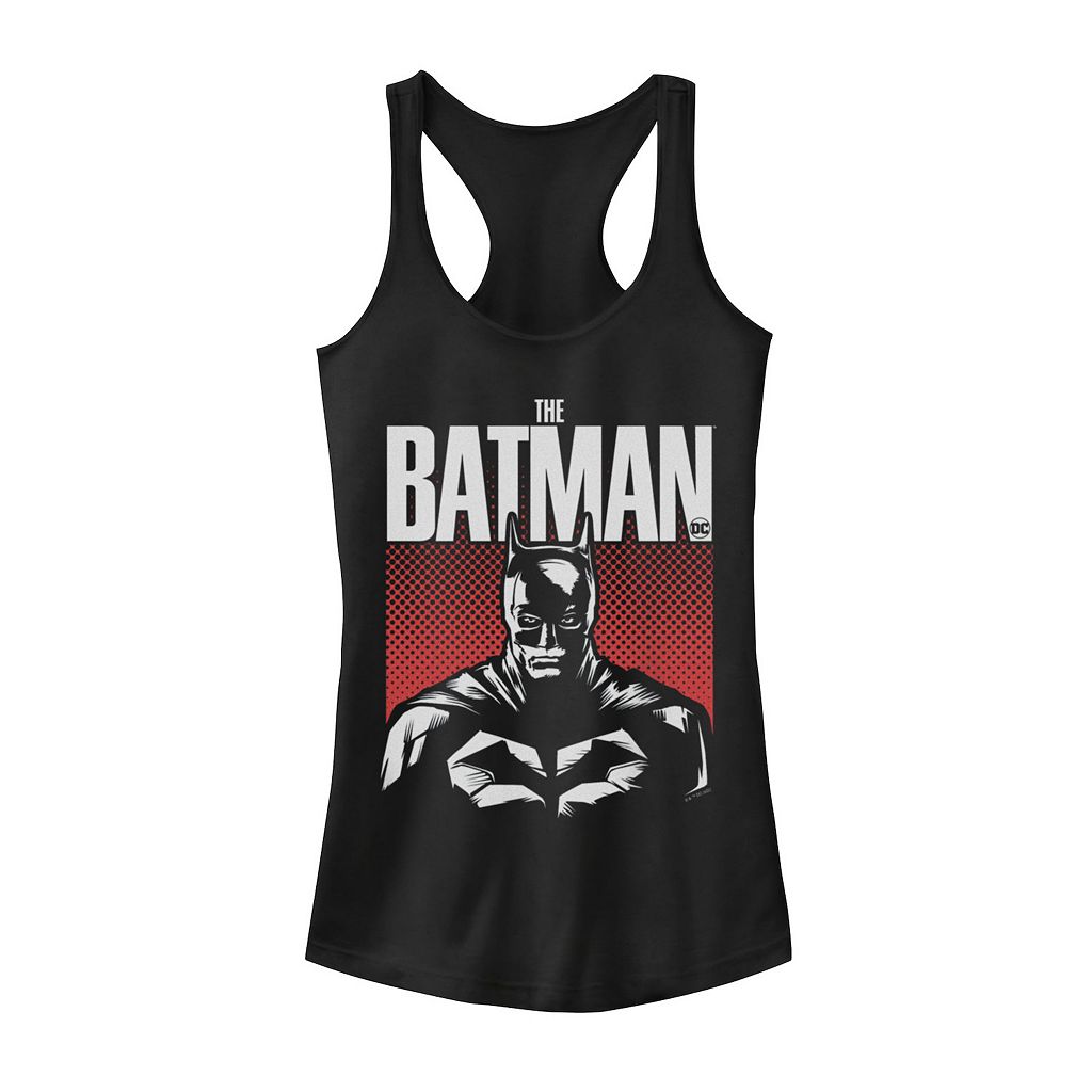 文字記号 ディーシー 漫画雑誌 貯蔵タンクいの一番 黒いこと 黒いこと 【 LICENSED CHARACTER DC COMICS BATMAN POSTER TANK TOP / BLACK 】 キッズ もの言う花 マタニティ トップス