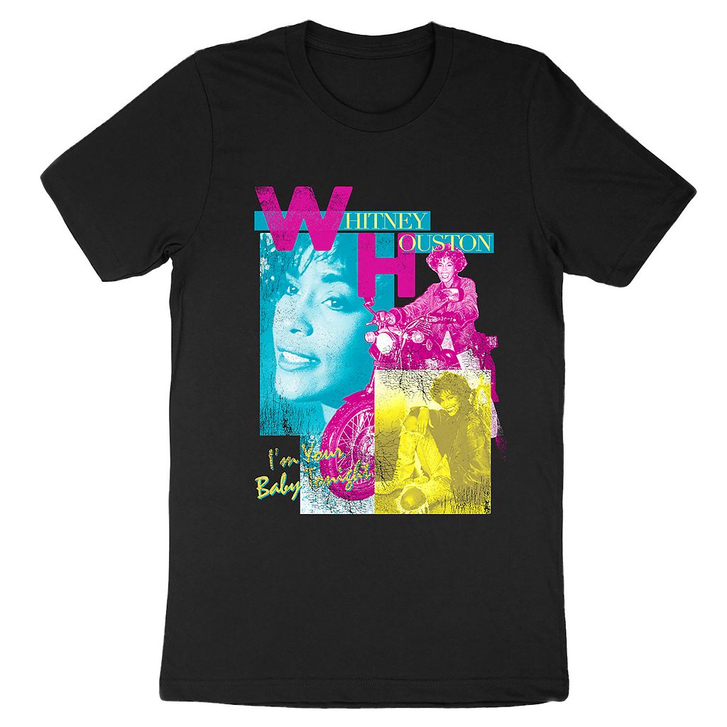 人となり ヒューストン プルオーバー 黒いこと 黒いこと 【 LICENSED CHARACTER WHITNEY HOUSTON TOTALLY TEE / BLACK 】 メンズ流行り物 トップス カットソー