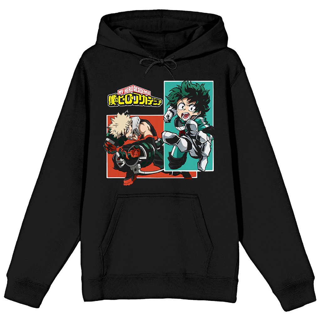 キャラクター フーディー パーカー 黒色 ブラック 【 LICENSED CHARACTER MY HERO ACADEMIA DEKU HOODIE / BLACK 】 メンズファッション トップス スウェット トレーナー 21,150円