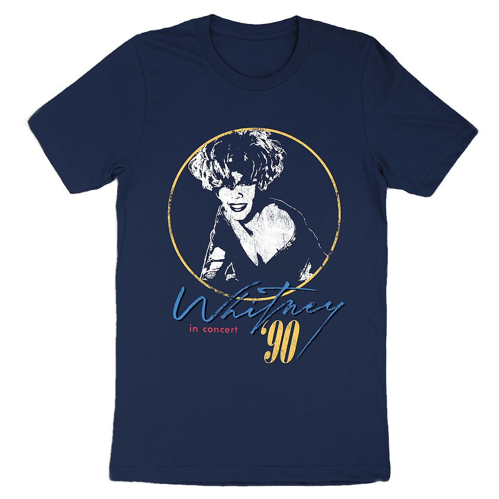 人となり ヒューストン プルオーバー 青味 青味 【 LICENSED CHARACTER WHITNEY HOUSTON TEE / BLUE 】 メンズ流行り物 トップス カットソー