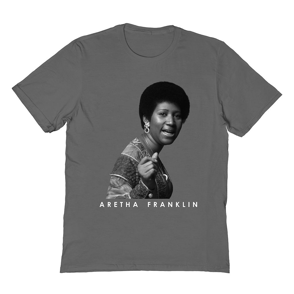 文字記号 フランクリン メンズ プルオーバー 濃灰色 【 LICENSED CHARACTER ARETHA FRANKLIN MENS TEE / CHARCOAL 】 メンズ流行り物 トップス カットソー