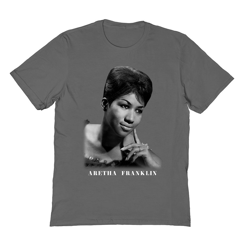 文字記号 フランクリン メンズ プルオーバー 濃灰色 【 LICENSED CHARACTER ARETHA FRANKLIN MENS TEE / CHARCOAL 】 メンズ流行り物 トップス カットソー