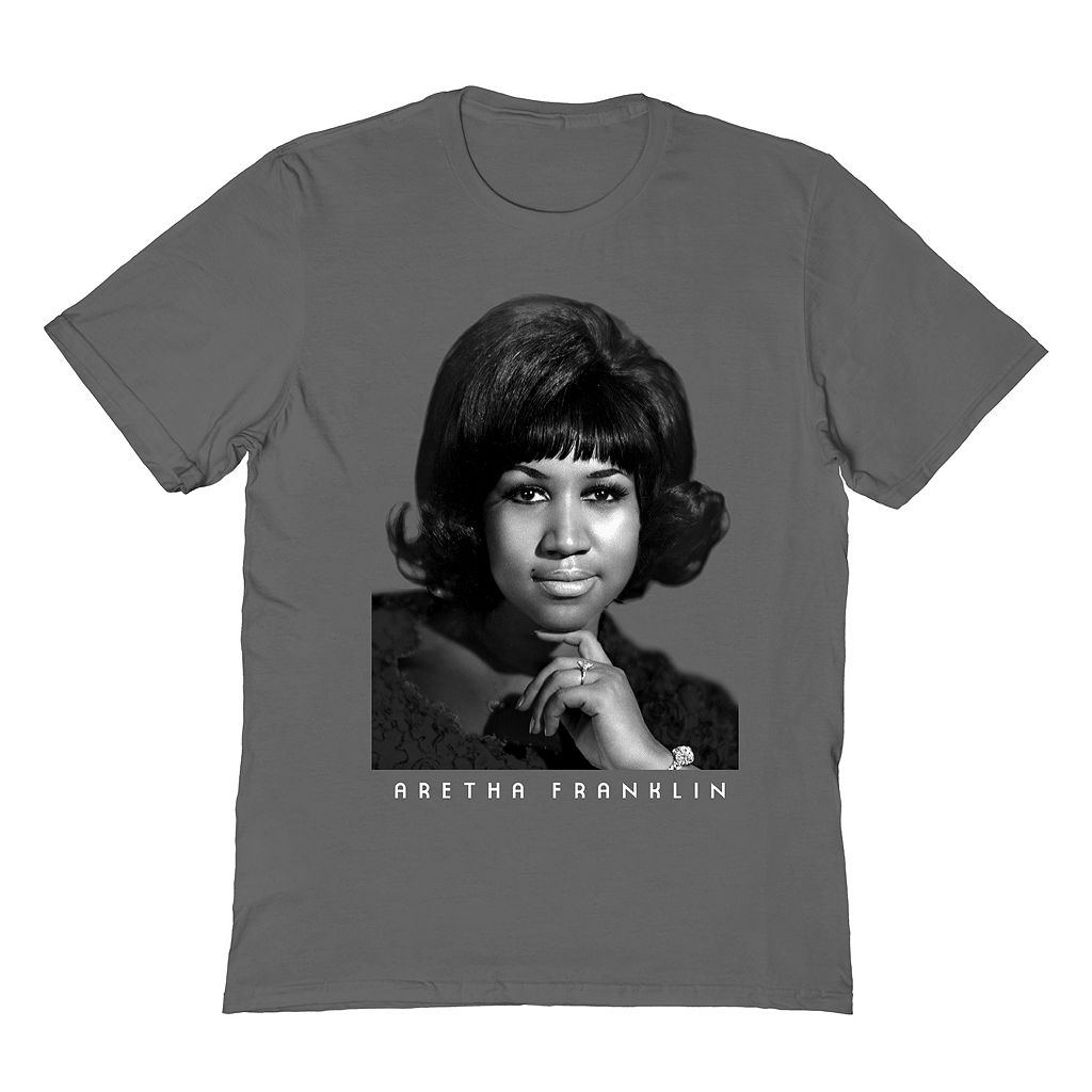 文字記号 フランクリン メンズ プルオーバー 濃灰色 【 LICENSED CHARACTER ARETHA FRANKLIN MENS TEE / CHARCOAL 】 メンズ流行り物 トップス カットソー