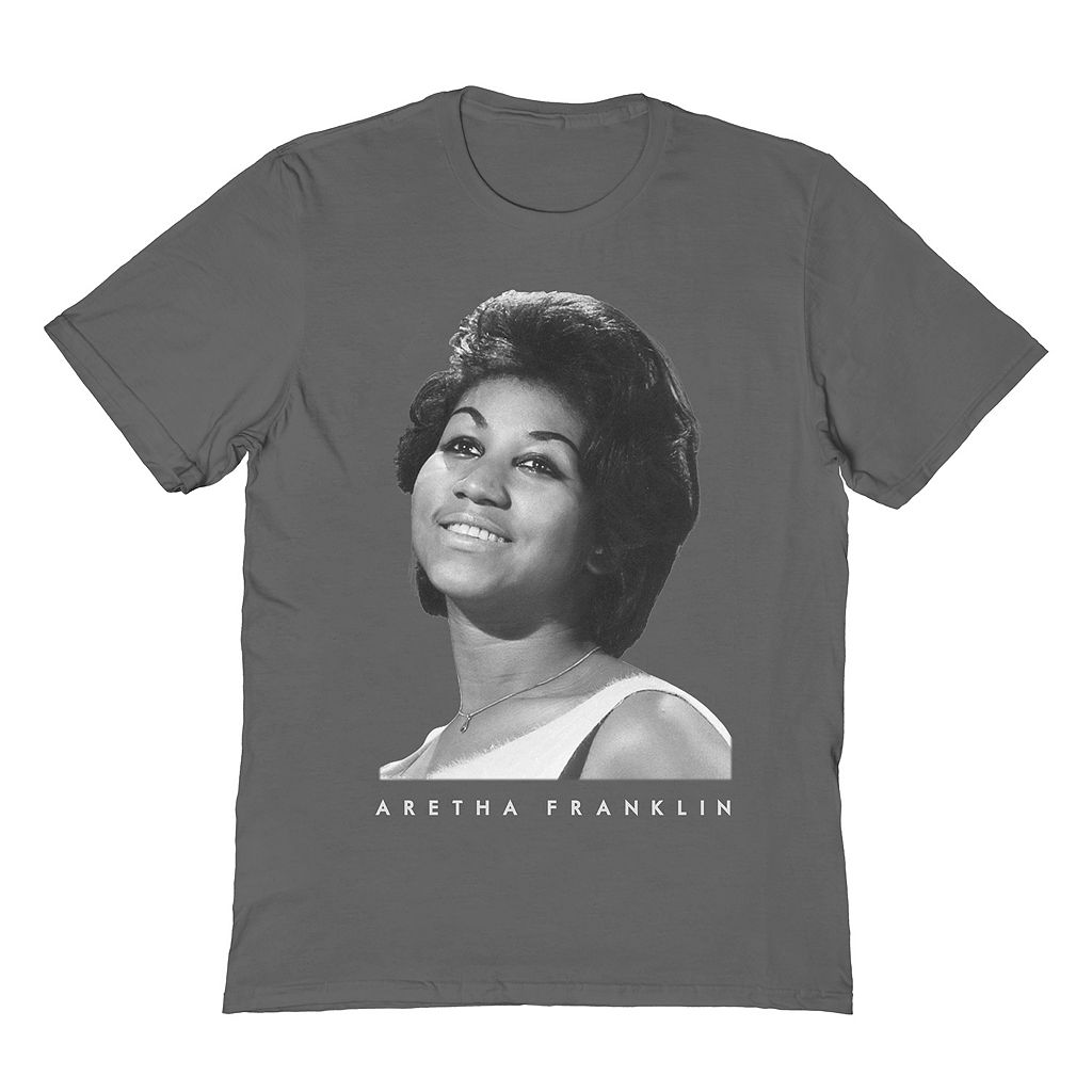 文字記号 フランクリン メンズ プルオーバー 濃灰色 【 LICENSED CHARACTER ARETHA FRANKLIN MENS TEE / CHARCOAL 】 メンズ流行り物 トップス カットソー