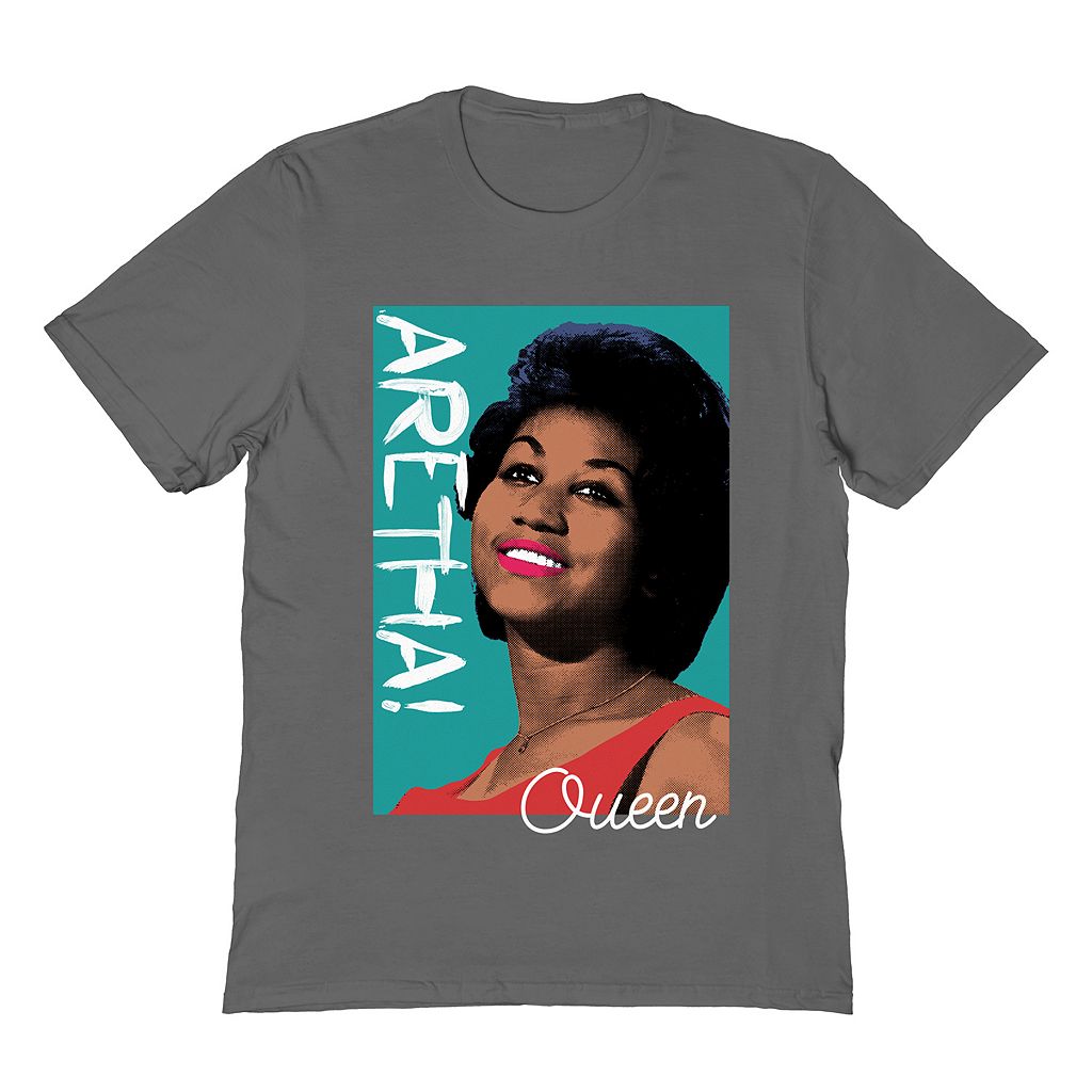 文字記号 フランクリン メンズ プルオーバー 濃灰色 【 LICENSED CHARACTER ARETHA FRANKLIN MENS TEE / CHARCOAL 】 メンズ流行り物 トップス カットソー