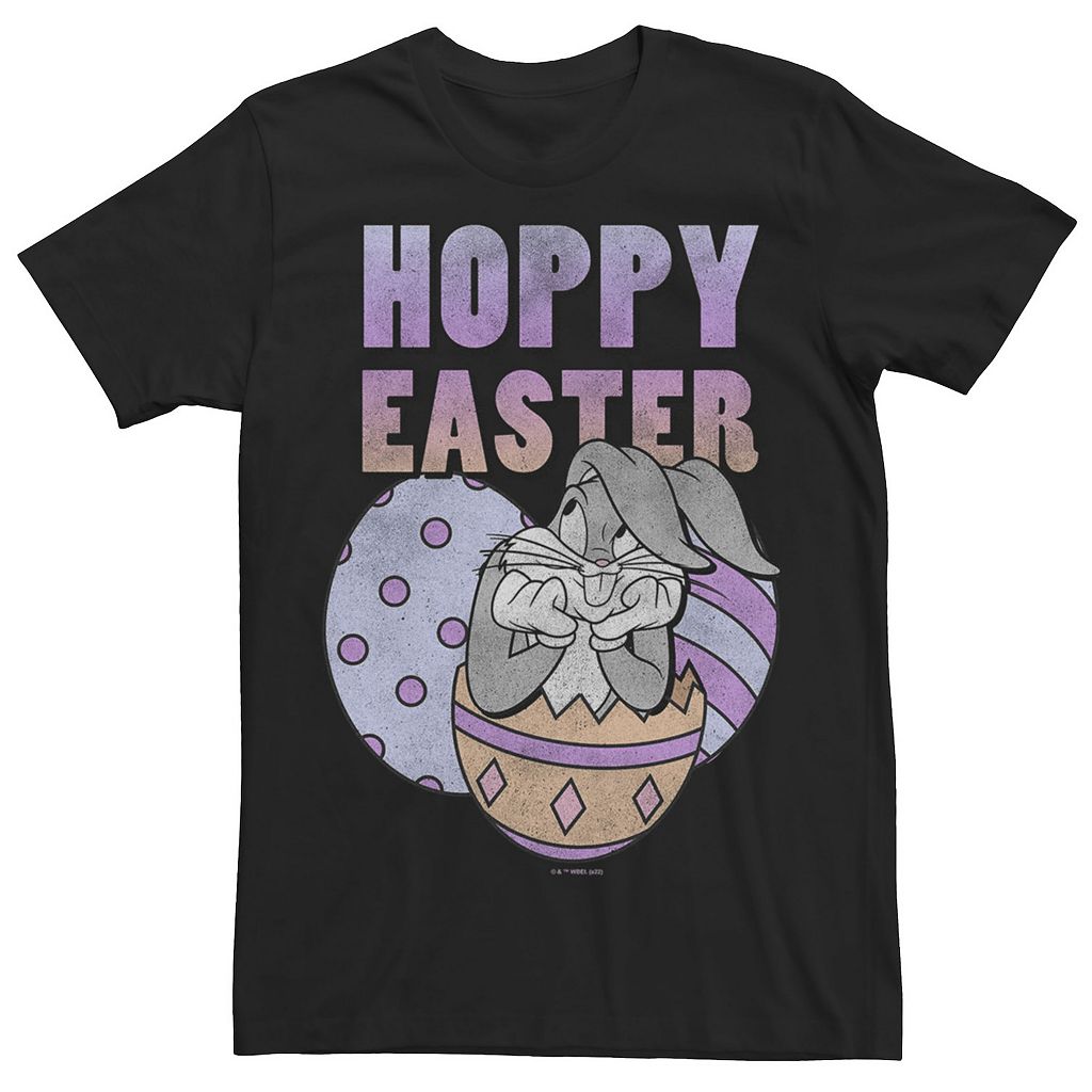 キャラクター Tシャツ 黒色 ブラック 【 LICENSED CHARACTER BUGS BUNNY HOPPY EASTER EGGS TEE / BLACK 】 メンズファッション トップス カットソー｜スニケス