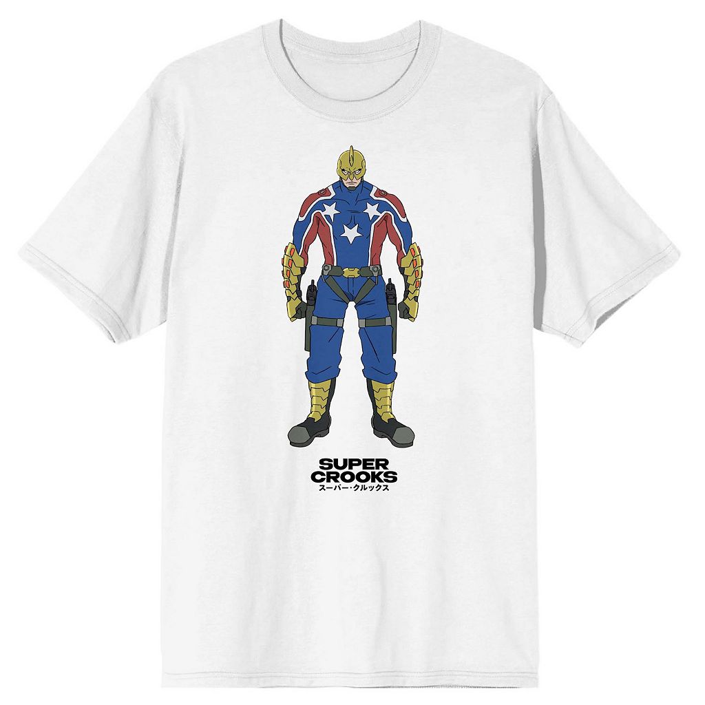 キャラクター Tシャツ 白色 ホワイト 【 LICENSED CHARACTER SUPER CROOKS GLADIATOR TEE / WHITE 】 メンズファッション トップス カットソー