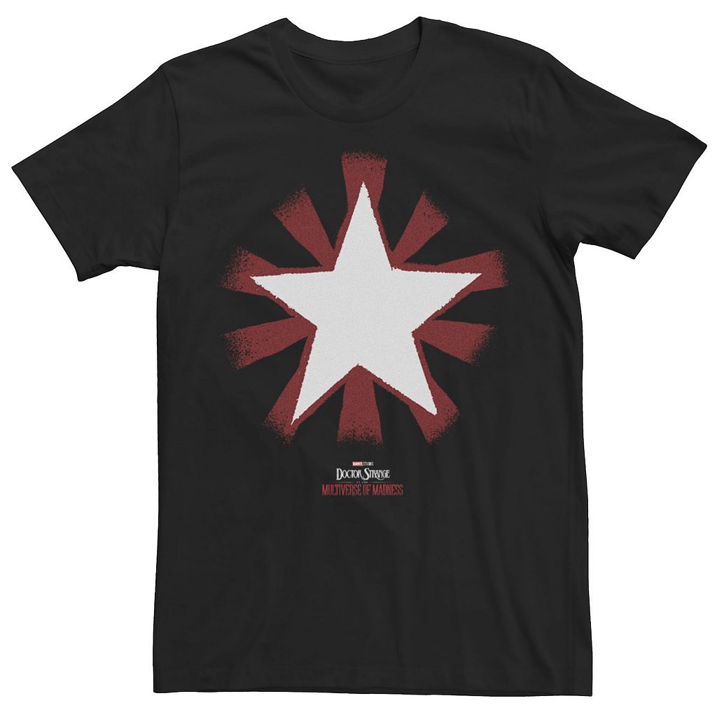 キャラクター ドクター Tシャツ 黒色 ブラック 【 LICENSED CHARACTER MARVEL DOCTOR STRANGE MOVIE 2 STAR CHAVEZ TEE / BLACK 】 メンズファッション トップス カットソー