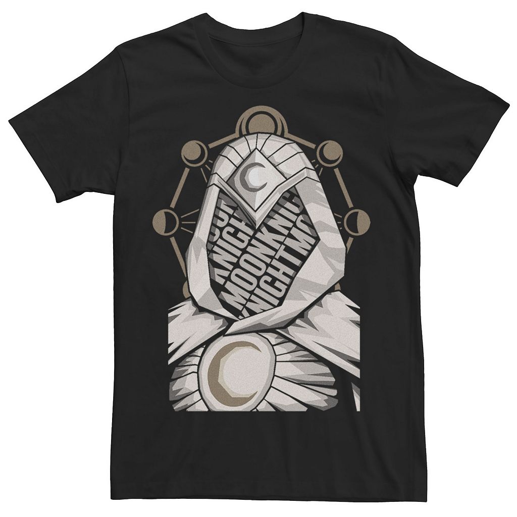 キャラクター Tシャツ 黒色 ブラック 【 LICENSED CHARACTER MARVEL MOON KNIGHT PAPER CUT TEE / BLACK 】 メンズファッション トップス カットソー