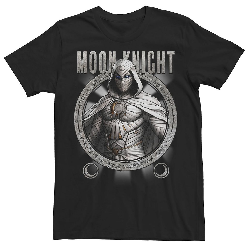 文字記号 野球クラブ ティーシャツ 【 LICENSED CHARACTER MARVEL MOON KNIGHT TEAM CIRCLE PORTRAIT TEE / 】 メンズ流行り物 トップス カットソー トップス-メンズファッション