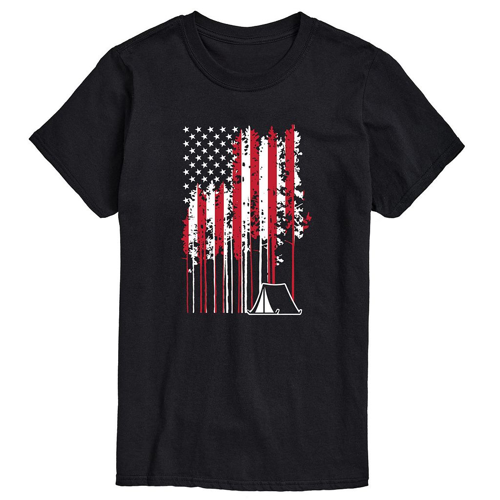 キャラクター Tシャツ 【 LICENSED CHARACTER CAMP PINES AMERICAN FLAG TEE / 】 メンズファッション トップス カットソー