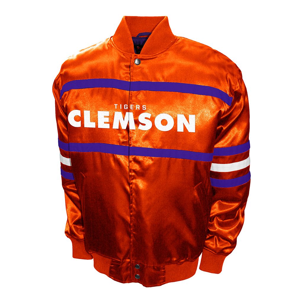クレムソン タイガース サテン ジャケット 橙 オレンジ 【 UNBRANDED CLEMSON TIGERS 2ND ERA SATIN JACKET / CLM ORANGE 】 メンズファッション コート｜スニケス