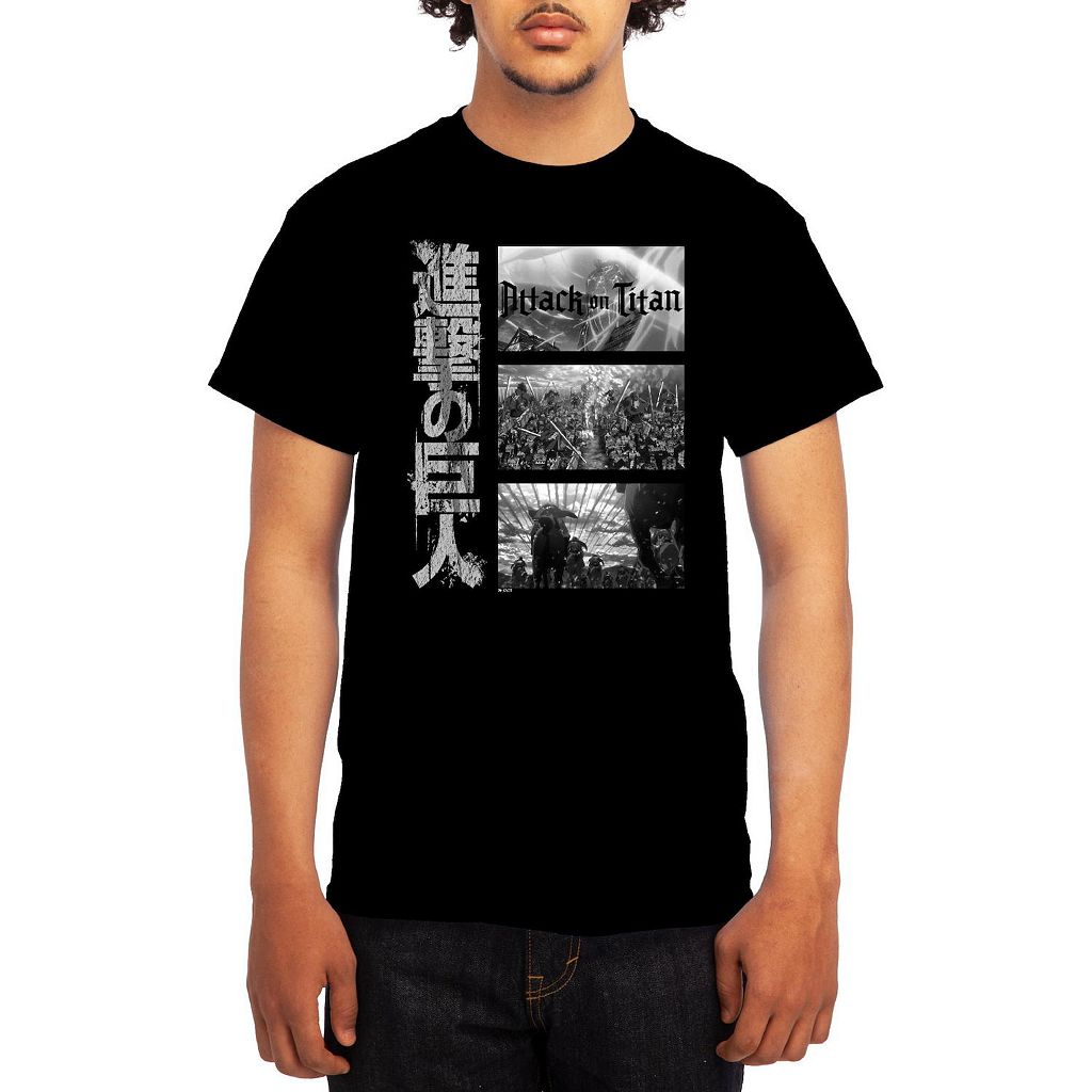 キャラクター Tシャツ 【 LICENSED CHARACTER ATTACK ON TITAN TEE / 】 メンズファッション トップス カットソー