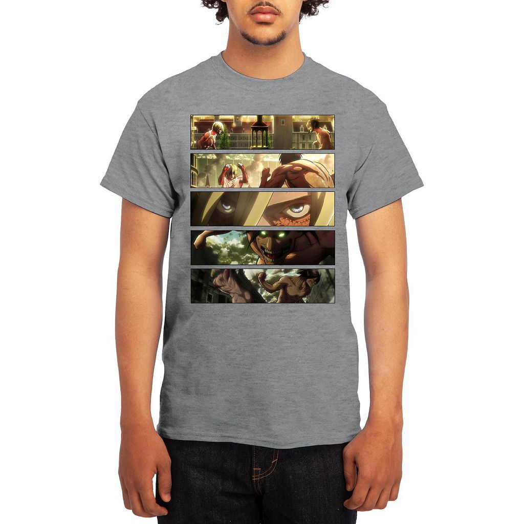 キャラクター Tシャツ 【 LICENSED CHARACTER ATTACK ON TITAN TEE / 】 メンズファッション トップス カットソー