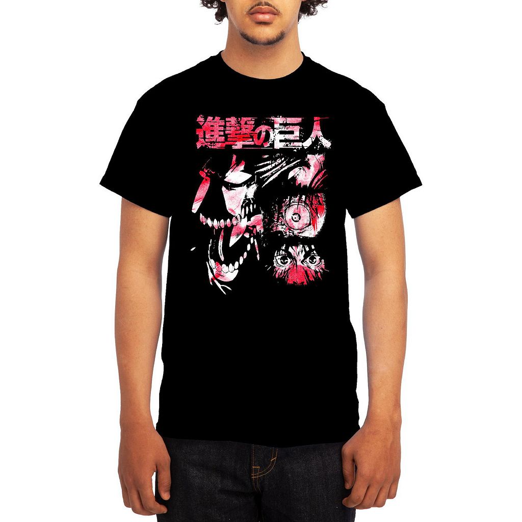 キャラクター Tシャツ 【 LICENSED CHARACTER ATTACK ON TITAN TEE / 】 メンズファッション トップス カットソー