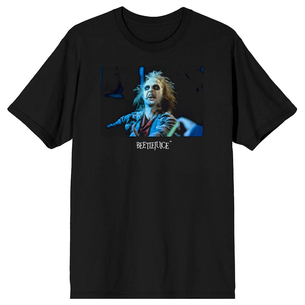 キャラクター Tシャツ 黒色 ブラック 【 LICENSED CHARACTER BEETLEJUICE TEE / BLACK 】 メンズファッション トップス カットソー
