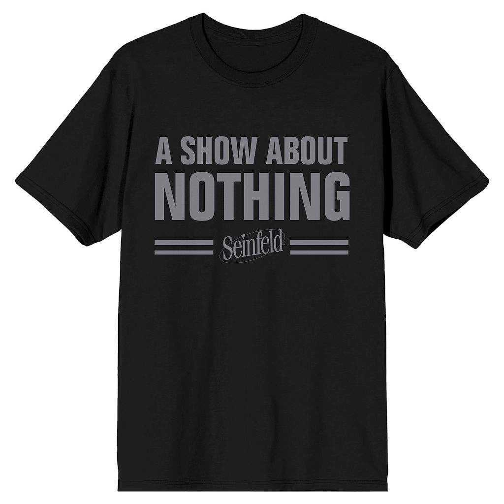 キャラクター Tシャツ 黒色 ブラック 【 LICENSED CHARACTER SEINFELD A SHOW ABOUT NOTHING TEE / BLACK 】 メンズファッション トップス カットソー 13,580円
