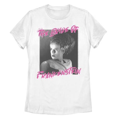 【★百貨店SALE★6/11夜夜中2時迄】文字記号 プルオーバー 白いこと 白いこと 【 LICENSED CHARACTER UNIVERSAL MONSTERS THE BRIDE OF FRANKENSTEIN PAINT SPLATTER TEE / WHITE 】 キッズ もの言う花 マタニティ トップス カットソー