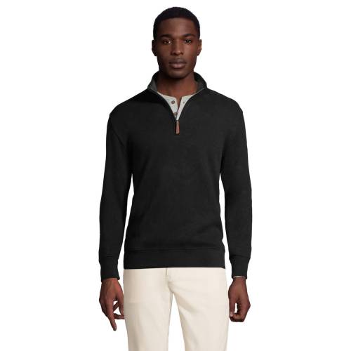 ランズエンド トレーナー LANDS 【大きめ】 【 LANDS END BIG \u0026 TALL BEDFORD REGULAR-FIT RIB QUARTER-ZIP SWEATER / 】 メンズファッション トップス ニット セーター