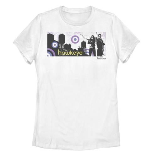 【★百貨店SALE★6/11夜夜中2時迄】マーベル プルオーバー 白いこと 白いこと 【 MARVEL HAWKEYE STAMP PORTRAIT TEE / WHITE 】 キッズ もの言う花 マタニティ トップス カットソー