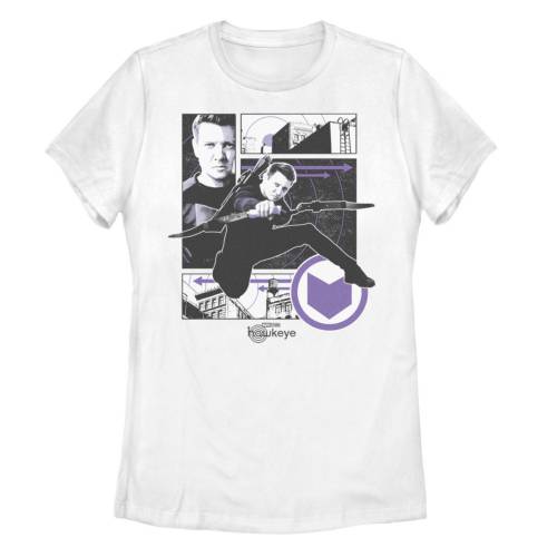 【★百貨店SALE★6/11夜夜中2時迄】マーベル プルオーバー 白いこと 白いこと 【 MARVEL HAWKEYE PORTRAIT PANEL COLLAGE TEE / WHITE 】 キッズ もの言う花 マタニティ トップス カットソー