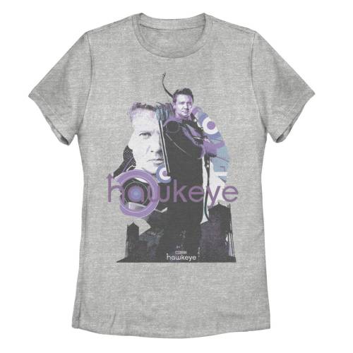 【★百貨店SALE★6/11夜夜中2時迄】マーベル 紫 パープル プルオーバー ギョリュウモドキ 【 MARVEL HAWKEYE PURPLE HUE COLLAGE TEE / ATHLETIC HEATHER 】 キッズ もの言う花 マタニティ トップス カットソー