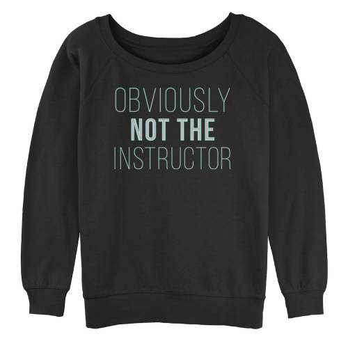 キャラクター グラフィック スウェットシャツ トレーナー 黒色 ブラック 【 LICENSED CHARACTER OBVIOUSLY NOT THE INSTRUCTOR OVERSIZED GRAPHIC SWEATSHIRT / BLACK 】 キッズ ベビー マタニティ トップス