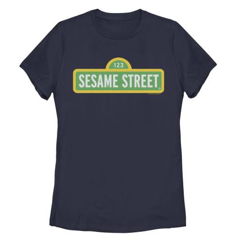 キャラクター ストリート ロゴ グラフィック Tシャツ 紺色 ネイビー セサミストリート 【 LICENSED CHARACTER SESAME STREET LOGO GRAPHIC TEE / NAVY 】 キッズ ベビー マタニティ トップス カットソー