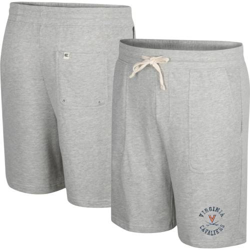 コロシアム ヘザー 灰色 グレー グレイ バージニア キャバリアーズ ショーツ ハーフパンツ 【 COLOSSEUM HEATHER GRAY VIRGINIA CAVALIERS LOVE TO HEAR THIS TERRY SHORTS / UVA GREY 】 メンズファッション ズボン｜スニケス