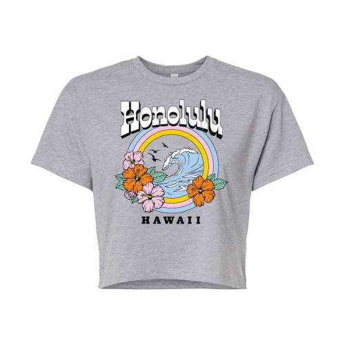 キャラクター ハワイ グラフィック Tシャツ 【 LICENSED CHARACTER HAWAII CROPPED GRAPHIC TEE / 】 キッズ ベビー マタニティ トップス カットソー