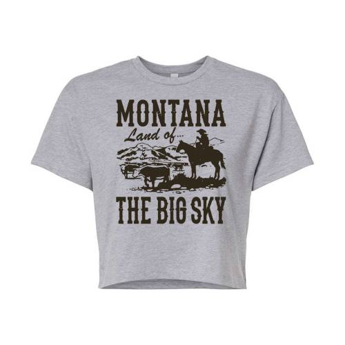 キャラクター モンタナ グラフィック Tシャツ 【 LICENSED CHARACTER MONTANA CROPPED GRAPHIC TEE / 】 キッズ ベビー マタニティ トップス カットソー