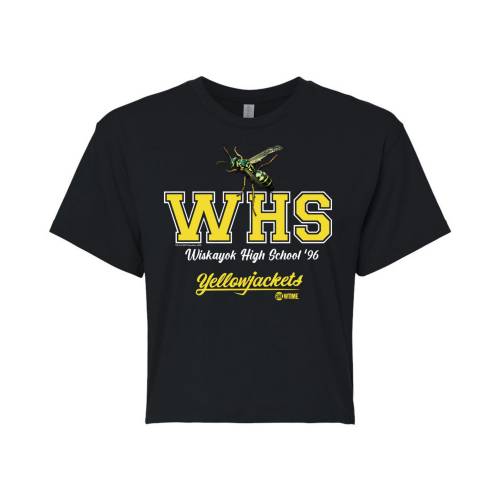 キャラクター ロゴ クロップ Tシャツ 黒色 ブラック 【 LICENSED CHARACTER YELLOWJACKETS WHS LOGO CROP TEE / BLACK 】 キッズ ベビー マタニティ トップス カットソー 13,875円