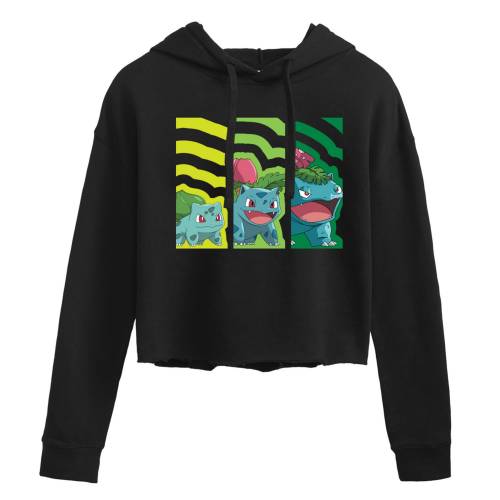 キャラクター フーディー パーカー 【 LICENSED CHARACTER POKEMON BULBASAUR CROPPED HOODIE / 】 キッズ ベビー マタニティ トップス スウェット トレーナー
