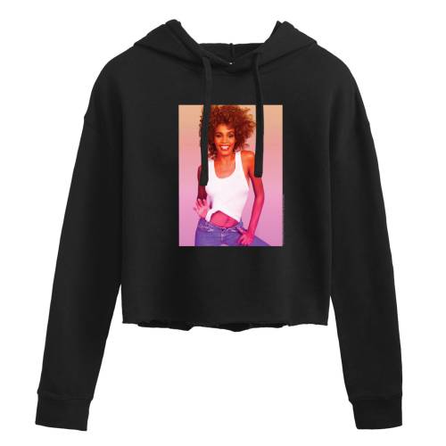 キャラクター ヒューストン フーディー パーカー 【 LICENSED CHARACTER WHITNEY HOUSTON PHOTO CROPPED HOODIE / 】 キッズ ベビー マタニティ トップス スウェット トレーナー