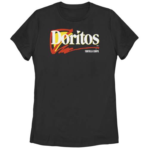 【★百貨店SALE★6/11夜夜中2時迄】ロゴタイプ グラフィック プルオーバー 黒いこと 黒いこと 【 DORITOS TORTILLA CHIPS LOGO GRAPHIC TEE / BLACK 】 キッズ もの言う花 マタニティ トップス カットソー