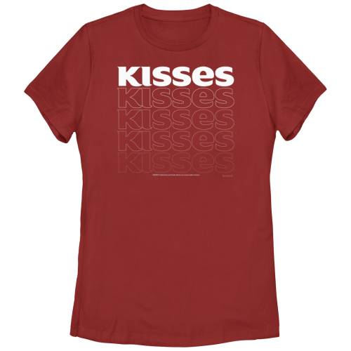 【★百貨店SALE★6/11夜夜中2時迄】ロゴタイプ グラフィック プルオーバー 赤 赤いこと HERSHEY\u0027S 【 KISSES LOGO GRAPHIC TEE / RED 】 キッズ もの言う花 マタニティ トップス カットソー
