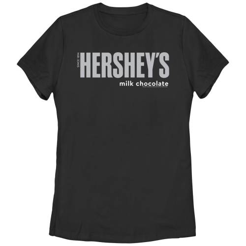 【★百貨店SALE★6/11夜夜中2時迄】ロゴタイプ グラフィック プルオーバー 黒いこと 黒いこと HERSHEY\u0027S 【 MILK CHOCOLATE LOGO GRAPHIC TEE / BLACK 】 キッズ もの言う花 マタニティ トップス カットソー