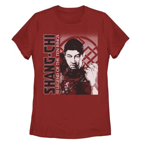 【★百貨店SALE★6/11夜夜中2時迄】文字記号 ロゴタイプ プルオーバー 赤 赤いこと 【 LICENSED CHARACTER MARVEL SHANG-CHI POSTER LOGO TEE / RED 】 キッズ もの言う花 マタニティ トップス カットソー