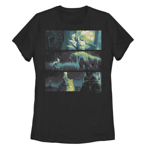 グラフィック Tシャツ 黒色 ブラック スターウォーズ 【 STAR WARS TALES OF THE JEDI AHSOKA TANO CAT COMIC GRAPHIC TEE / BLACK 】 キッズ ベビー マタニティ トップス カットソー画像