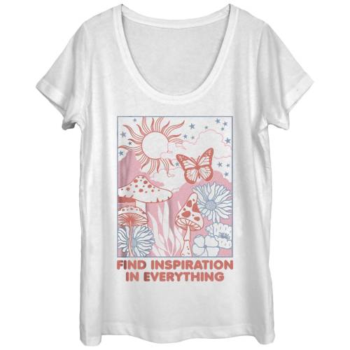 【★百貨店SALE★6/11夜夜中2時迄】グラフィック プルオーバー 白いこと 白いこと 【 UNBRANDED FIND INSPIRATION IN EVERYTHING SCOOP NECK GRAPHIC TEE / WHITE 】 キッズ もの言う花 マタニティ トップス カットソー