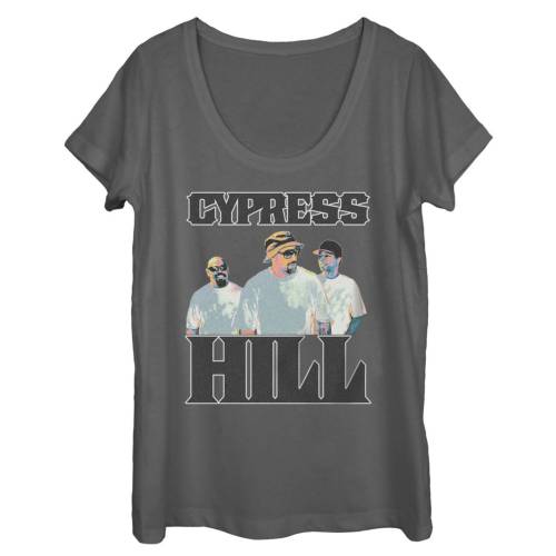 【★百貨店SALE★6/11夜夜中2時迄】文字記号 グラフィック プルオーバー 濃灰色 【 LICENSED CHARACTER CYPRESS HILL HYPER GROUP SHOT GRAPHIC TEE / CHARCOAL 】 キッズ もの言う花 マタニティ トップス カットソー