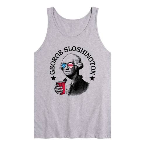 キャラクター タンクトップ 灰色 グレー グレイ 【 LICENSED CHARACTER GEORGE SLOSHINGTON TANK TOP / GRAY 】 メンズファッション トップス｜スニケス