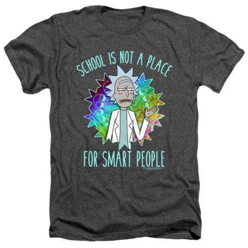 キャラクター ヘザー Tシャツ 黒色 ブラック 【 LICENSED CHARACTER RICK AND MORTY SCHOOL ADULT HEATHER T-SHIRT / BLACK 】 メンズファッション トップス カットソー｜スニケス