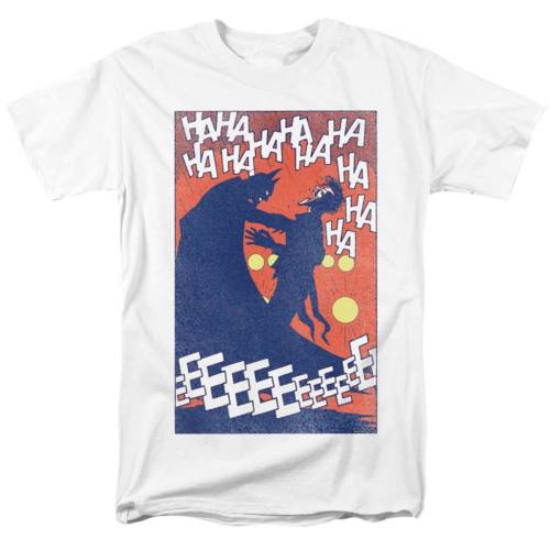 キャラクター スリーブ Tシャツ 白色 ホワイト 半袖 【 LICENSED CHARACTER BATMAN PUNCHLINE SHORT SLEEVE ADULT T-SHIRT / WHITE 】 メンズファッション トップス カットソー|スニケス