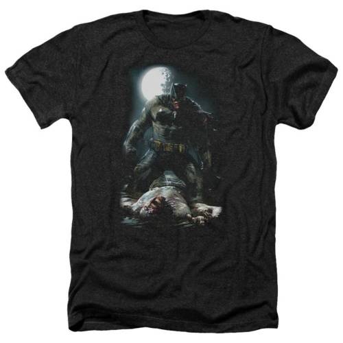キャラクター ヘザー Tシャツ 黒色 ブラック 【 LICENSED CHARACTER BATMAN MUDHOLE ADULT HEATHER T-SHIRT / BLACK 】 メンズファッション トップス カットソー｜スニケス