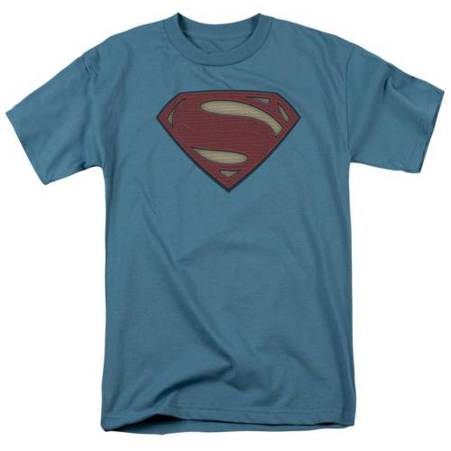 キャラクター ロゴ スリーブ Tシャツ 半袖 【 LICENSED CHARACTER BATMAN V SUPERMAN SUPER MOVIE LOGO SHORT SLEEVE ADULT T-SHIRT / SLATE 】 メンズファッション トップス カットソー｜スニケス